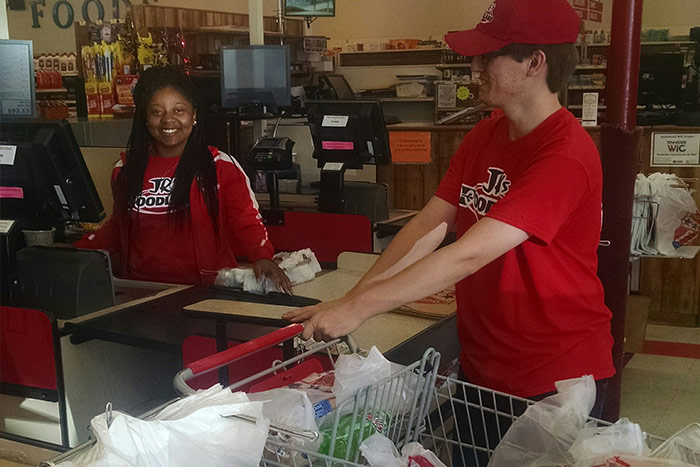 Jr's Foodland staff